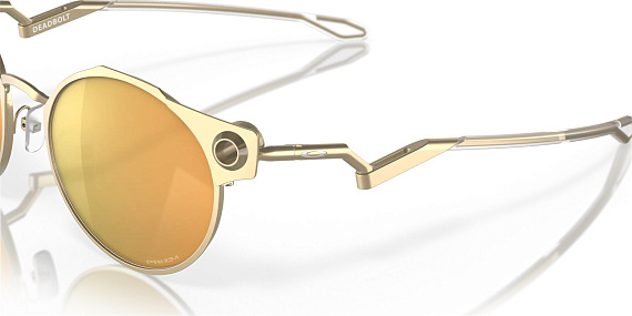 Очки Oakley Deadbolt Satin Light Gold/Prizm Rose Gold - Фото 3 большая