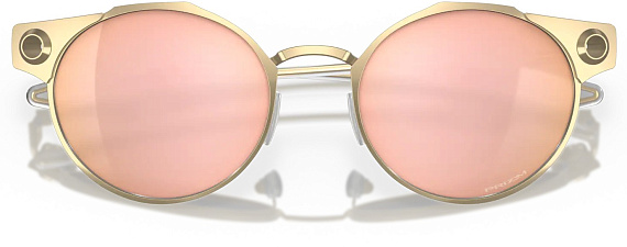 Очки Oakley Deadbolt Satin Light Gold/Prizm Rose Gold - Фото 6 большая