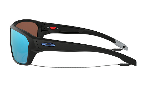 Очки Oakley Split Shot Matte Black/Prizm Deep Water Polarized - Фото 4 большая