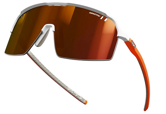 Очки Julbo Intensity White/Fluorescent Orange/Reactiv 0-3 Hс - Фото 4 большая