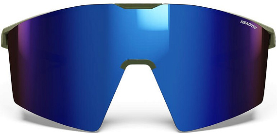 Очки Julbo Edge Cover Reactiv 2-4 Dl Bleu Army Green/Black - Фото 2 большая
