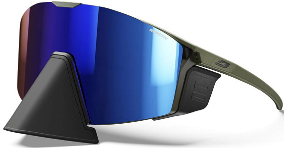 Очки Julbo Edge Cover Reactiv 2-4 Dl Bleu Army Green/Black - Фото 8 большая