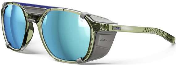 Очки Julbo Slack Cover Polar 4 Hd Shiny Translucent Army Green/Gray - Фото 1 большая