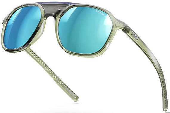 Очки Julbo Slack Cover Polar 4 Hd Shiny Translucent Army Green/Gray - Фото 14 большая