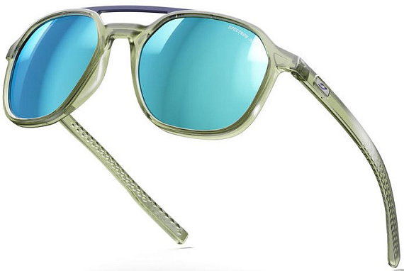 Очки Julbo Slack Cover Polar 4 Hd Shiny Translucent Army Green/Gray - Фото 15 большая