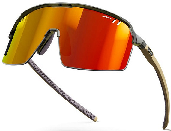 Очки Julbo Intensity Reactiv 1-3 Laf Shiny Translucent Army Green/Matt Beige - Фото 6 большая