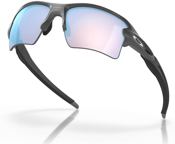Очки Oakley Flak 2.0 XL Steel/Prizm Snow Sapphire - Фото 2 большая