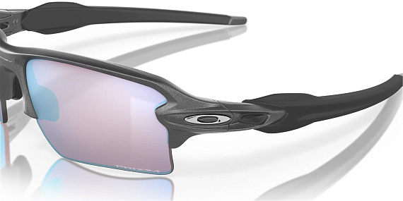 Очки Oakley Flak 2.0 XL Steel/Prizm Snow Sapphire - Фото 3 большая
