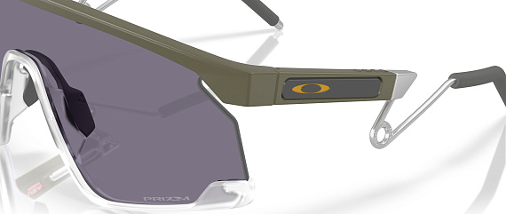 Очки Oakley Bxtr Metal Matte Moss/Prizm Grey - Фото 6 большая