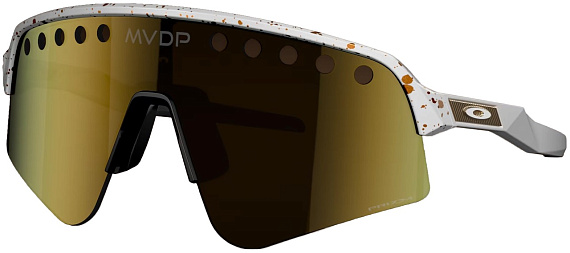 Очки Oakley Sutro Lite Sweep Mvdp Red/Gold Splatter/Prizm 24K - Фото 1 большая