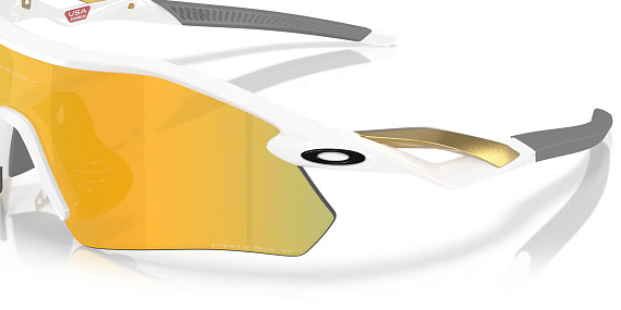 Очки Oakley Radar Plate Polished White/Prizm 24K Polarized - Фото 5 большая