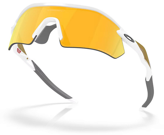 Очки Oakley Radar Plate Polished White/Prizm 24K Polarized - Фото 6 большая