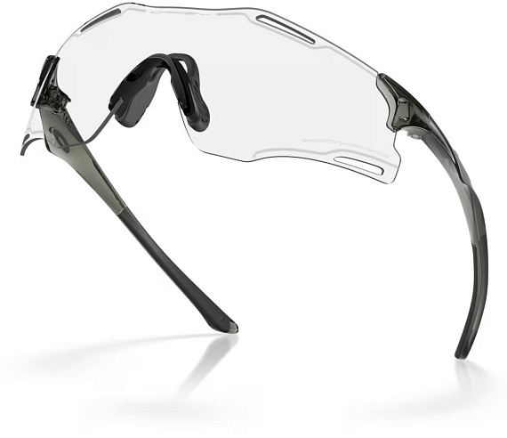 Очки Oakley Cybr Zero Trans Grey Smoke/Clear Photochromic 50% Black Iridium - Фото 8 большая