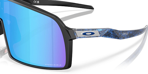 Очки Oakley Sutro Matte Black/Prizm Sapphire - Фото 6 большая