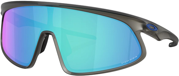 Очки Oakley Rslv Matte Grey Smoke/Prizm Sapphire - Фото 1 большая