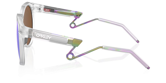 Очки Oakley Hstn Metal Matte Clear/Prizm Violet - Фото 7 большая