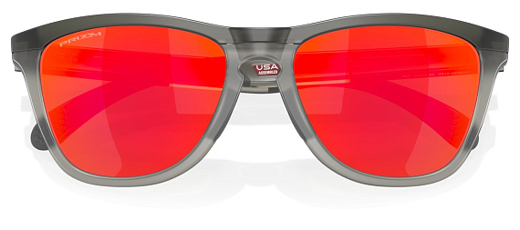 Очки Oakley Frogskins Range Matte Grey Smoke/Grey Ink/Prizm Ruby - Фото 8 большая