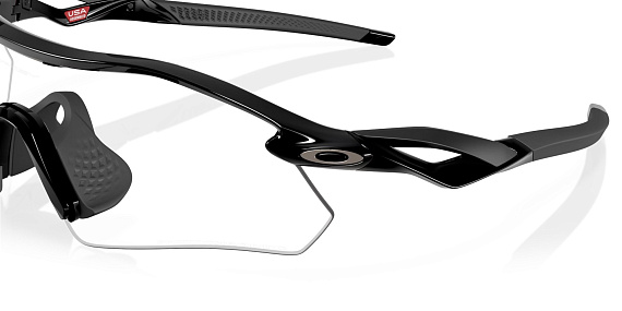 Очки Oakley Radar Plate Polished Black/Clear Photo 50% Blk Ird - Фото 3 большая