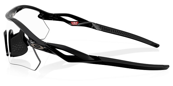 Очки Oakley Radar Plate Polished Black/Clear Photo 50% Blk Ird - Фото 9 большая