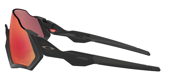 Очки Oakley Flight Jacket Matte Black/Prizm Trail Torch - Фото 4 большая