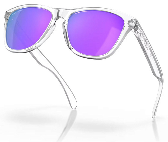 Очки Oakley Frogskins Polished Clear/Prizm Violet - Фото 4 большая