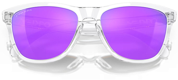 Очки Oakley Frogskins Polished Clear/Prizm Violet - Фото 5 большая