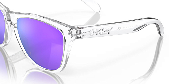 Очки Oakley Frogskins Polished Clear/Prizm Violet - Фото 6 большая