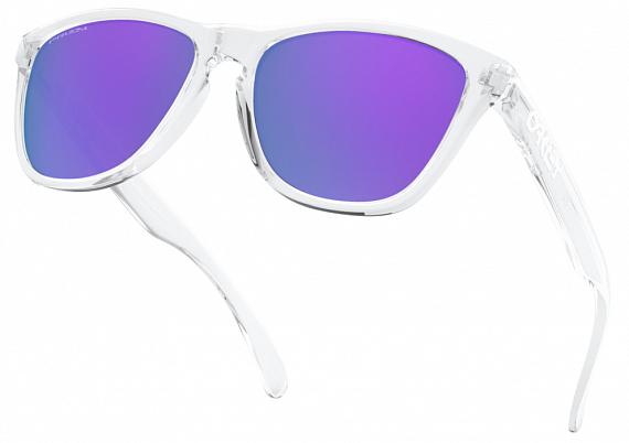 Очки Oakley Frogskins Polished Clear/Prizm Violet - Фото 5 большая