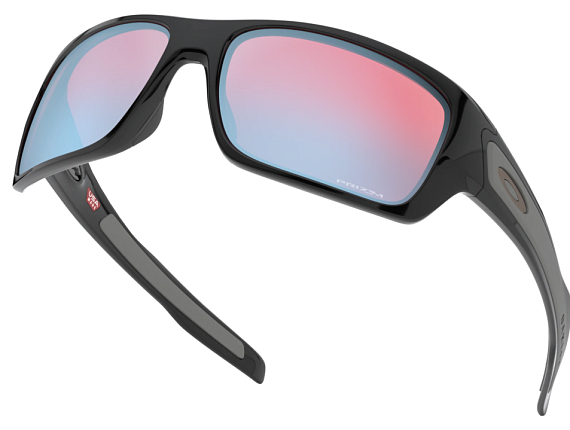 Очки Oakley Turbine Polished Black/Prizm Snow Sapphire - Фото 5 большая