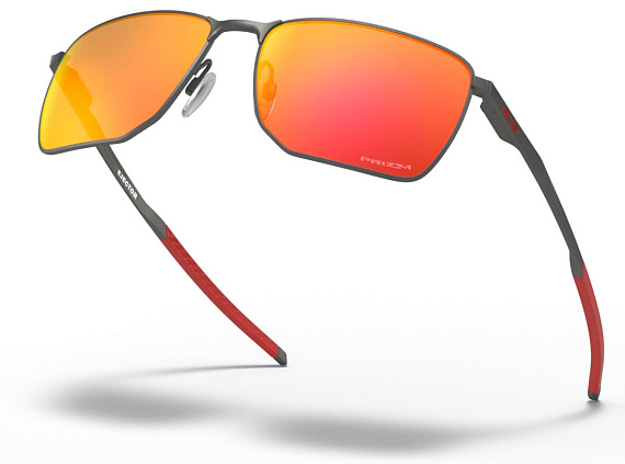 Очки Oakley Ejector Matte Gunmetal/Prizm Ruby - Фото 3 большая