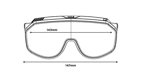 Очки Bolle Chronoshield Matte Black/Phantom Brown Red - Фото 5 большая