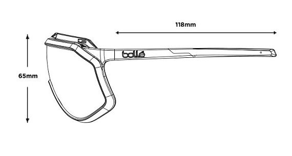 Очки Bolle Chronoshield Matte Black/Phantom Brown Red - Фото 6 большая