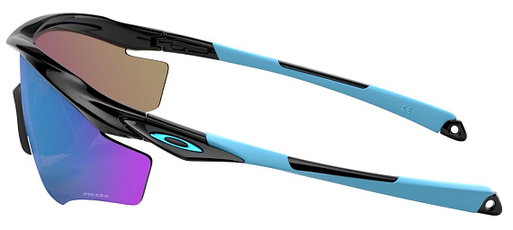 Очки Oakley M2 Frame XL Polished Black/Prizm Sapphire - Фото 3 большая