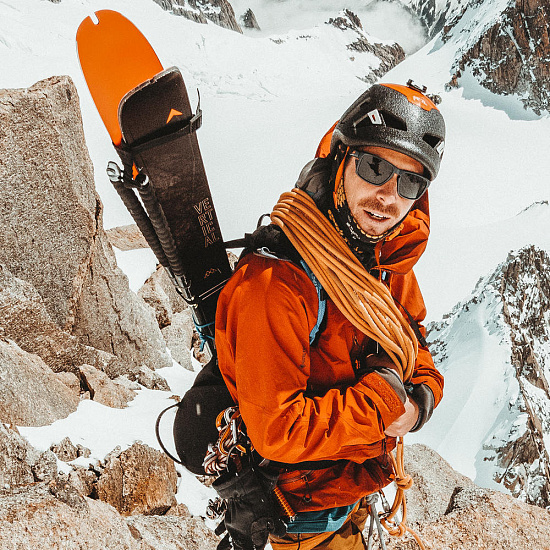 Очки Julbo Shield Reactiv 2-4 Polar Dark Blue/Orange - Фото 4 большая