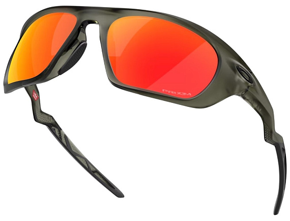 Очки Oakley Lateralis Prizm Ruby/Matte Olive Ink - Фото 4 большая