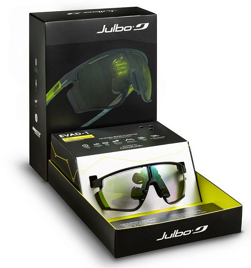 Очки Julbo Evad-1 Black/Yellow Reactiv Performance 1-3 - Фото 2 большая