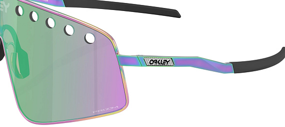 Очки Oakley Sutro Ti Sweep Polished Oil Slick/Prizm Road Jade - Фото 6 большая