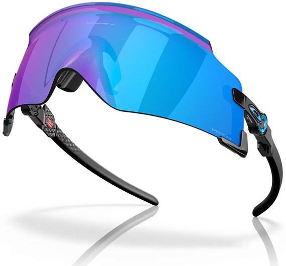 Очки Oakley Kato Polished Black/Prizm Sapphire - Фото 4 большая