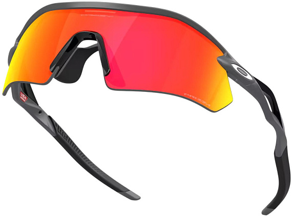 Очки Oakley Radar Plate Matte Carbon/Prizm Ruby - Фото 4 большая