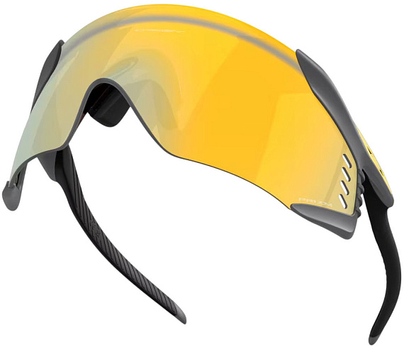 Очки Oakley Velo Kato Matte Carbon/Prizm 24K - Фото 4 большая