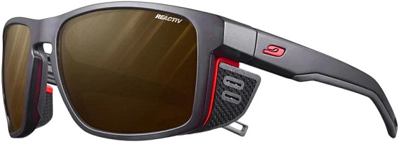 Очки Julbo Shield Noir Tr/Orange Reactiv 2-4 Polarized - Фото 1 большая