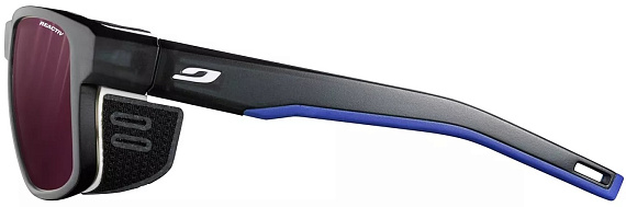 Очки Julbo Shield М Black Translucent/Blue/White Reactiv 0-4 Hc - Фото 2 большая