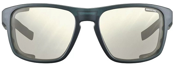 Очки Julbo Shield М Black Translucent/Blue/White Reactiv 0-4 Hc - Фото 4 большая