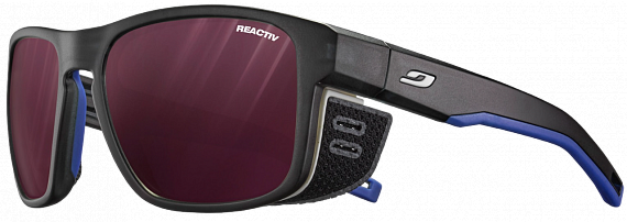 Очки Julbo Shield М Black Translucent/Blue/White Reactiv 0-4 Hc - Фото 1 большая