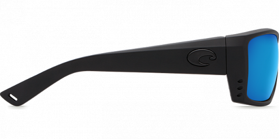 Очки Costa Cat Cay 580 GLS Blackout/Blue Mirror - Фото 3 большая