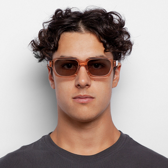 Очки WhiteLab Jazz Monger Transparent Pink/Black - Фото 2 большая