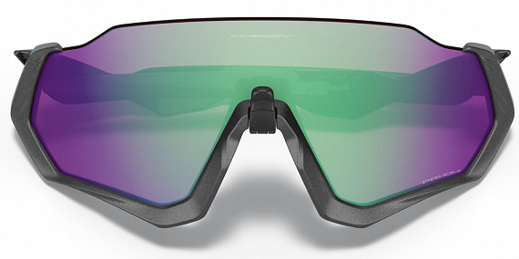 Очки Oakley Flight Jacket Matte Steel/Prizm Road Jade - Фото 3 большая