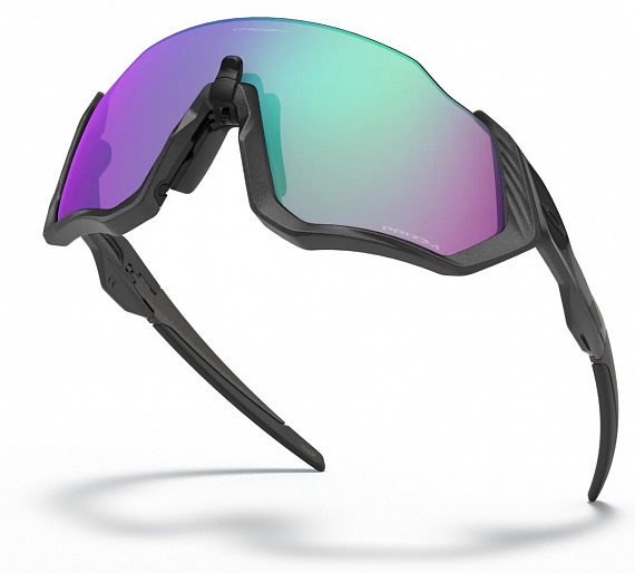 Очки Oakley Flight Jacket Matte Steel/Prizm Road Jade - Фото 5 большая
