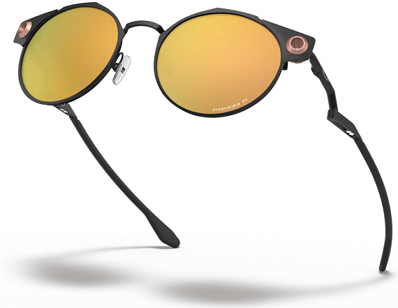 Очки Oakley Deadbolt Satin Black/Prizm Rose Gold Polarized - Фото 2 большая