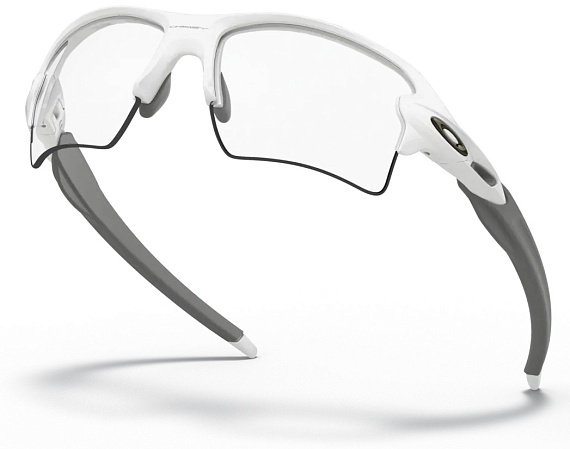 Очки Oakley Flak 2.0 XL Polished White/Clear - Фото 3 большая